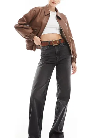 ASOS ASOS DESIGN Tall wide leg dad jeans in washed