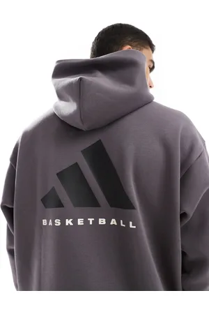 adidas Adidas Basketball unisex fleece hoodie in multicolour
