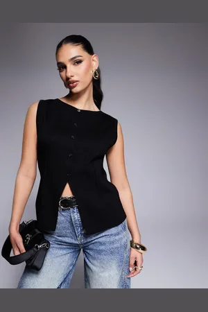 ASOS Compact structured waistcoat in