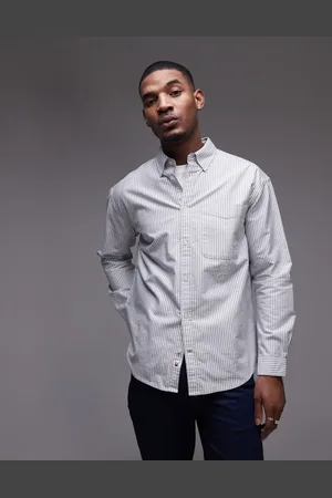 Tommy Hilfiger Oxford shirt with crest logo in stripe