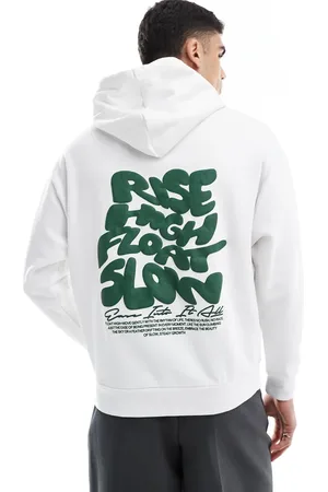 ASOS Oversized hoodie with bubble print in