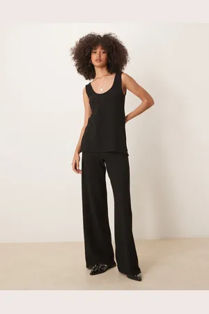 ASOS Soft touch co-ord wide leg trouser in