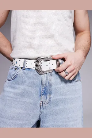 ASOS Crystal stud belt in