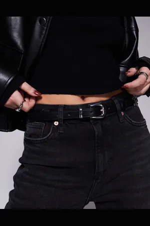 ASOS ASOS DEISGN skinny jeans belt with western look hardware in