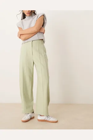 ASOS Tailored tab detail trousers in pistachio