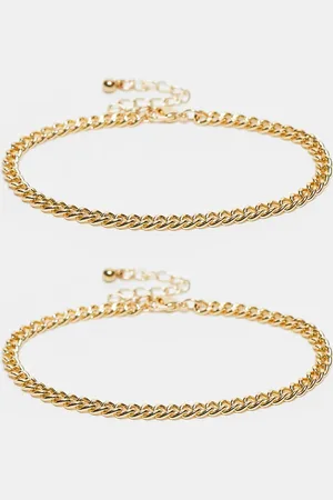 FADED FUTURE Pack of 2 chain bracelets in