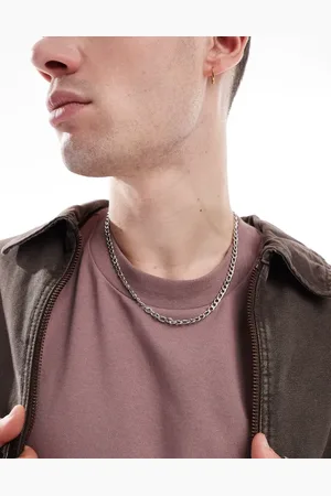 LOST SOULS Chunky figaro chain necklace in stainless steel