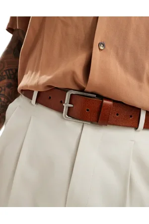 ASOS Leather belt in tan