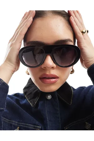 Aire Satellie shield aviator sunglasses in with gradient lens