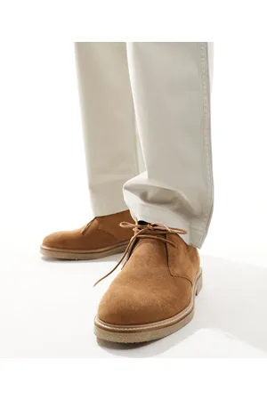 Schuh Dace lace up shoes in tan suede