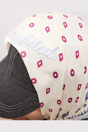Prohibited Soho printed scarf in multi