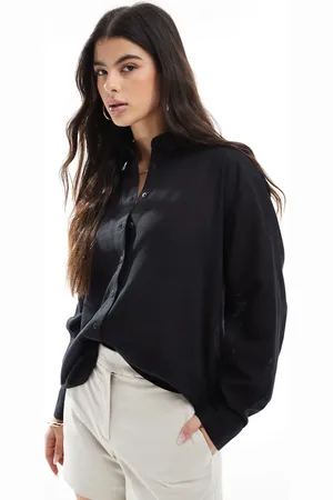 ASOS Linen blend shirt in