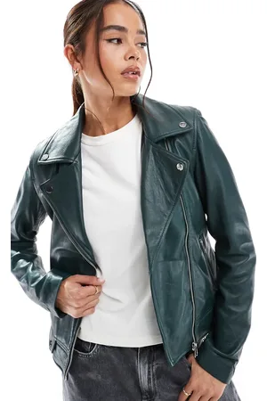 Barneys Originals Real leather biker jacket in