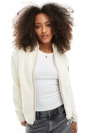 Superdry Active full zip fleece in rice