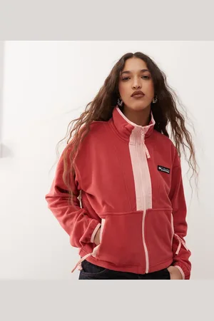 Columbia Backbowl II Full Zip Fleece in Dare Devil, Sand