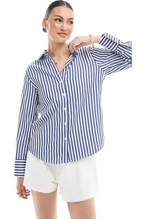 Stradivarius Basic shirt in stripes