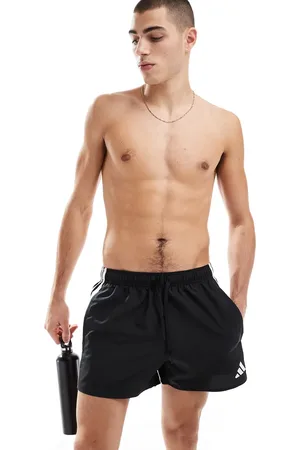 adidas Adidas Swimming 3 inch swim shorts with 3 stripe in