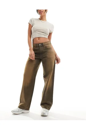 COLLUSION X001 antifit jeans in tinted wash