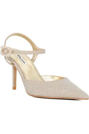 Dune Channel heels in gold