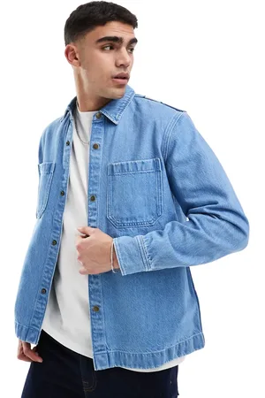 Lee Relaxed fit 2 pocket overshirt with back embroidery