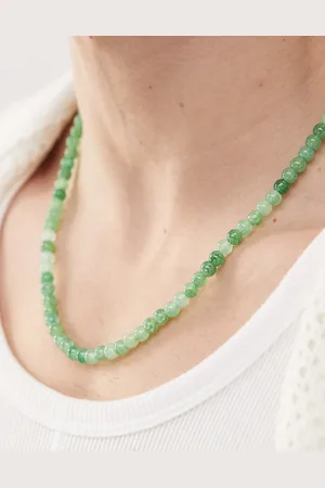 FADED FUTURE Beaded necklace in dark