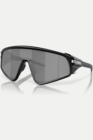 Oakley Latch™ panel shield sunglasses with grey mirrored lens in matte