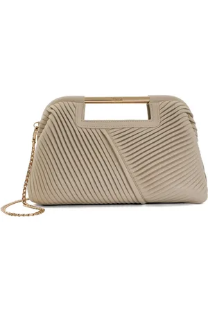 Dune Ebec clutch bag in ecru