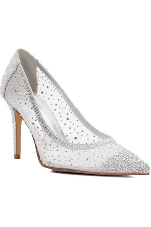 Dune Brightest heels in silver