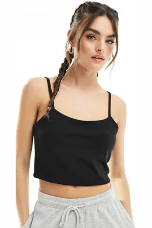 Noisy May Cropped seamless cami top in