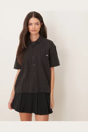 Dickies Service stripe short sleeve oversized shirt in