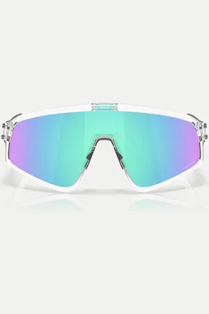 Oakley Latch™ panel shield sunglasses with blue mirrored lens in