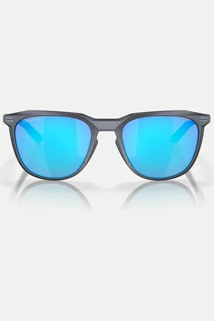 Oakley Thurso re-discover collection square sunglasses with mirrored lens in steel