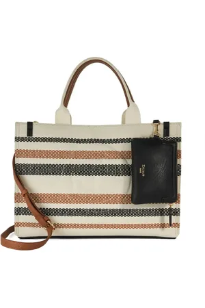 Dune Deltra tote bag in tan