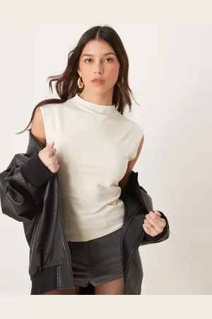 Abercrombie & Fitch High neck sleeveless top in
