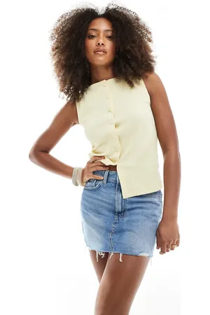 Cotton On Original denim mini skirt in