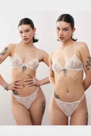 Weekday Zelda 2-pack lace thong in