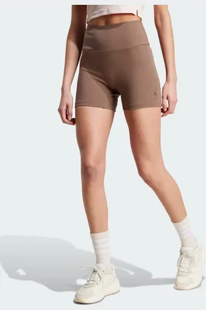 adidas Adidas Lounge ribbed high-waist shorts in