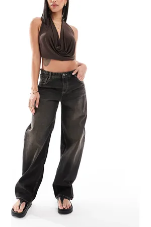 Bershka Baggy balloon leg jeans in
