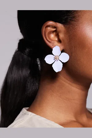 Aldo Maflore flower stud earrings in lilac