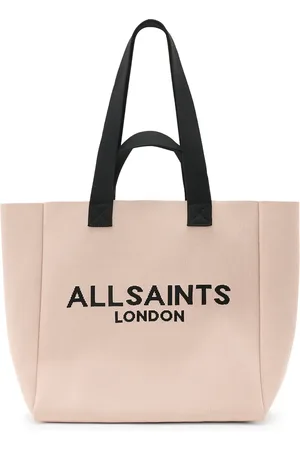 AllSaints Izzy medium tote bag in dusty