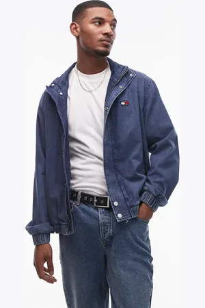 Tommy Hilfiger Collared essential denim jacket in medium wash