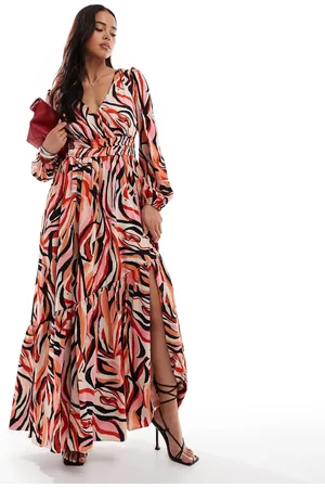Lovedrobe Long sleeve maxi dress in