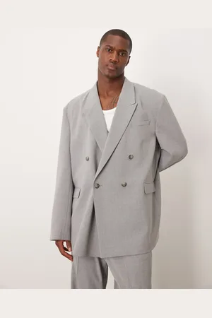 ASOS SOS DESIGN slouchy oversized suit jacket in texture
