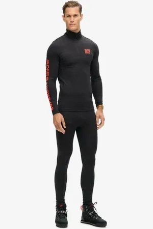 Superdry Ski base layer half zip top in