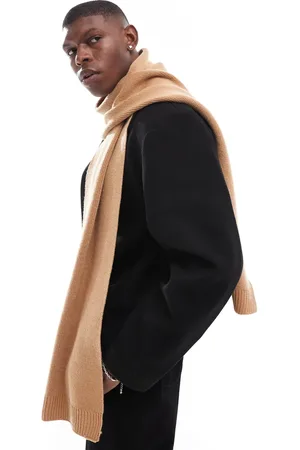 ASOS Knitted scarf in camel