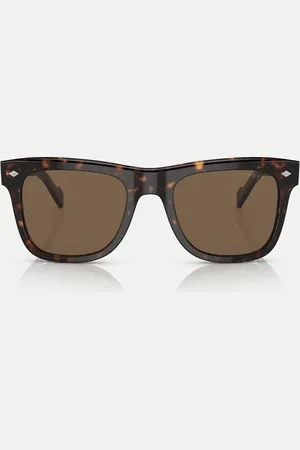 vogue Square sunglasses with lens in dark havana