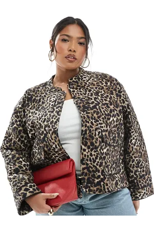 ONLY Quilted jacket in animal print