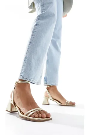 ASOS Honeydew mid block heeled sandals in