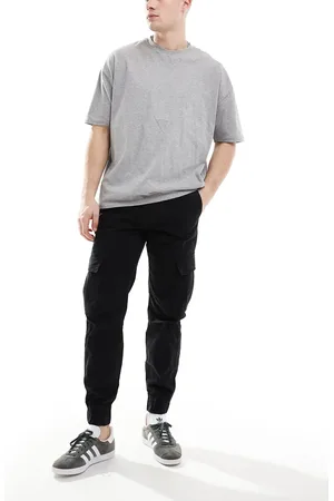 Bershka Cuffed cargo trouser in