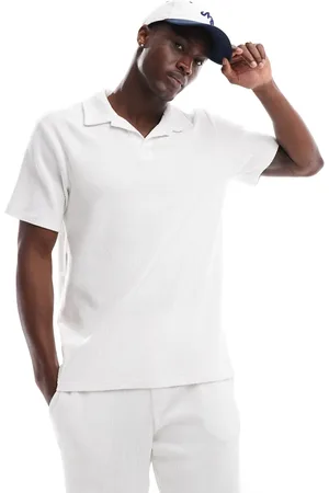 Only & Sons Ribbed oversized polo co-ord in
